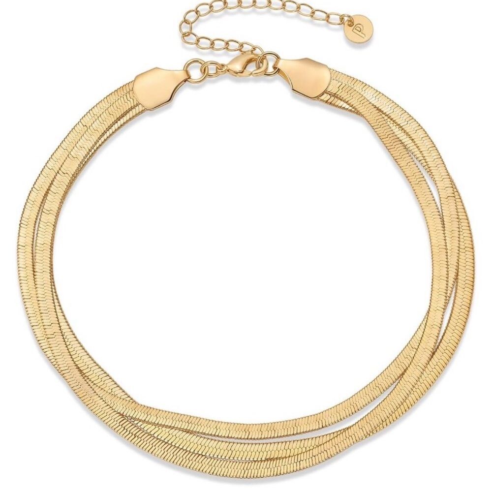 NEW 14K Gold Plated Chain Anklet Bracelet